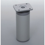 Reguleeritav kapijalg 100 mm Ø40 (ümar, alumiinium)