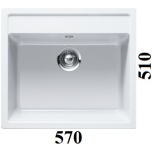 Graniitvalamu MONO N-100 Schock (valge / polaris)