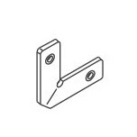 Kitsa profiili ühendusnurk 50 x 50 mm (metallik)