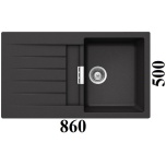 Graniitvalamu PRIMUS D-100 Schock (must metallik / onyx)