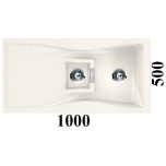 Graniitvalamu WATERFALL D-150 (valge / polaris)