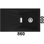 Graniitvalamu WATERFALL D-100 Schock (must / puro)