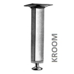 Reguleeritav lauajalg 700 mm 25x25 (kroom)