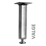 Reguleeritav kapijalg 150 mm 25x25 mm (VALGE)