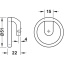 Nupp 51x22 mm, [Model H2160], (pronks)