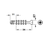 MINIFIX ühenduspolt 34/11 mm Ø5 mm avasse