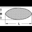 Puitlamell 53 x 19 mm (10)