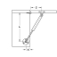 :Kapiukse gaasitõstuk ↕300-600, 80N / 245 mm (nikkel)