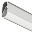 Alumiiniumprofiil valgusribale - riidepuu toru 30 x 15 mm, 2500 mm (alumiinium)