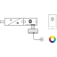 Premium LOOX5 RGB LED 3080 valgusriba 5 m/rull, 9,6 W/m, värviline, 24 V (kleebitav, valge)