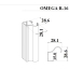 OMEGA käepideme profiil, sisumaterjalile 16 mm (alumiinium)