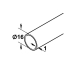 Reelingu toru ø16/1200 mm (pronks)
