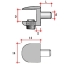 Riiulikandur 4-8 mm (nikkel)