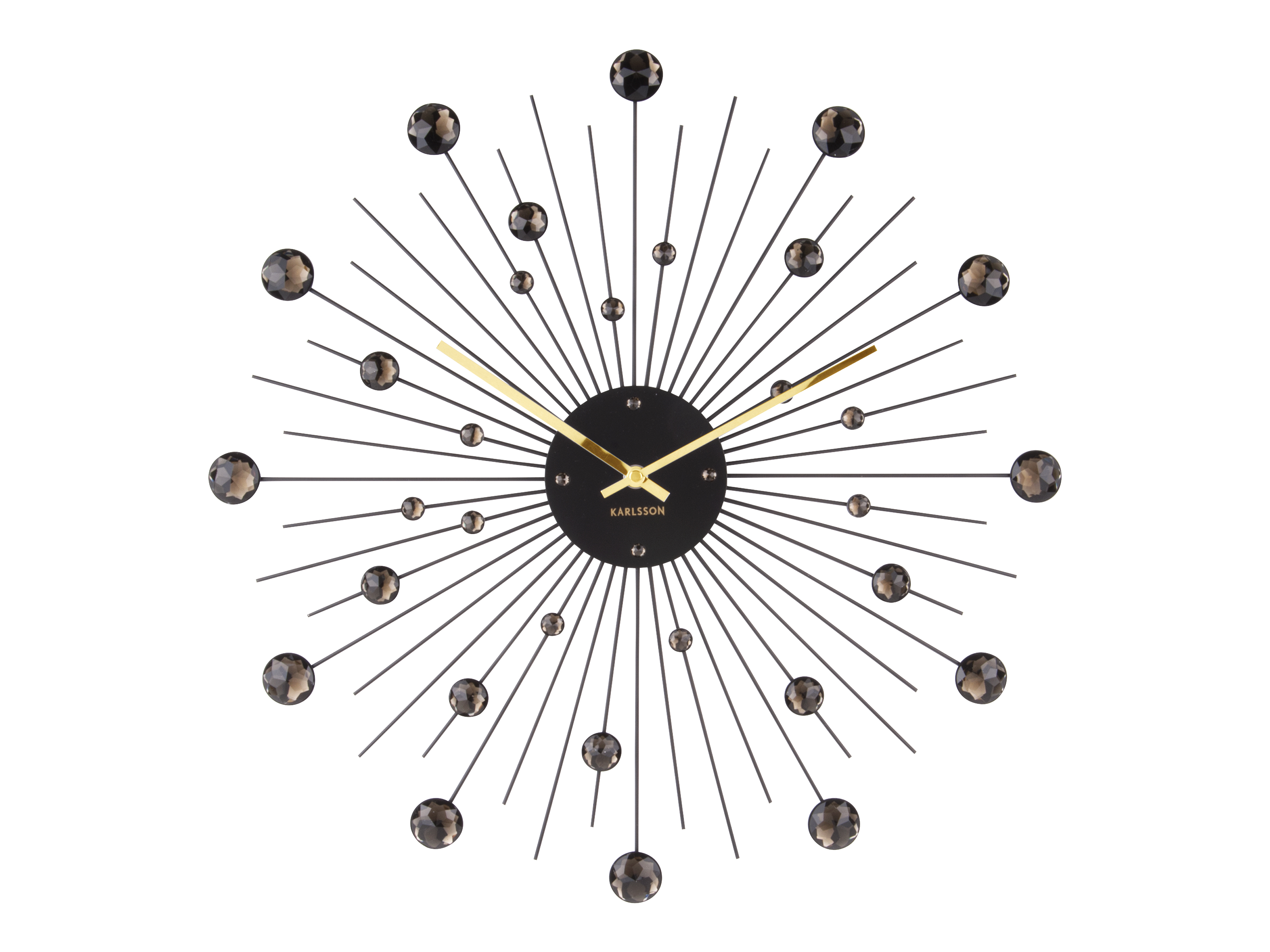 Sunburst Suur must seinakell