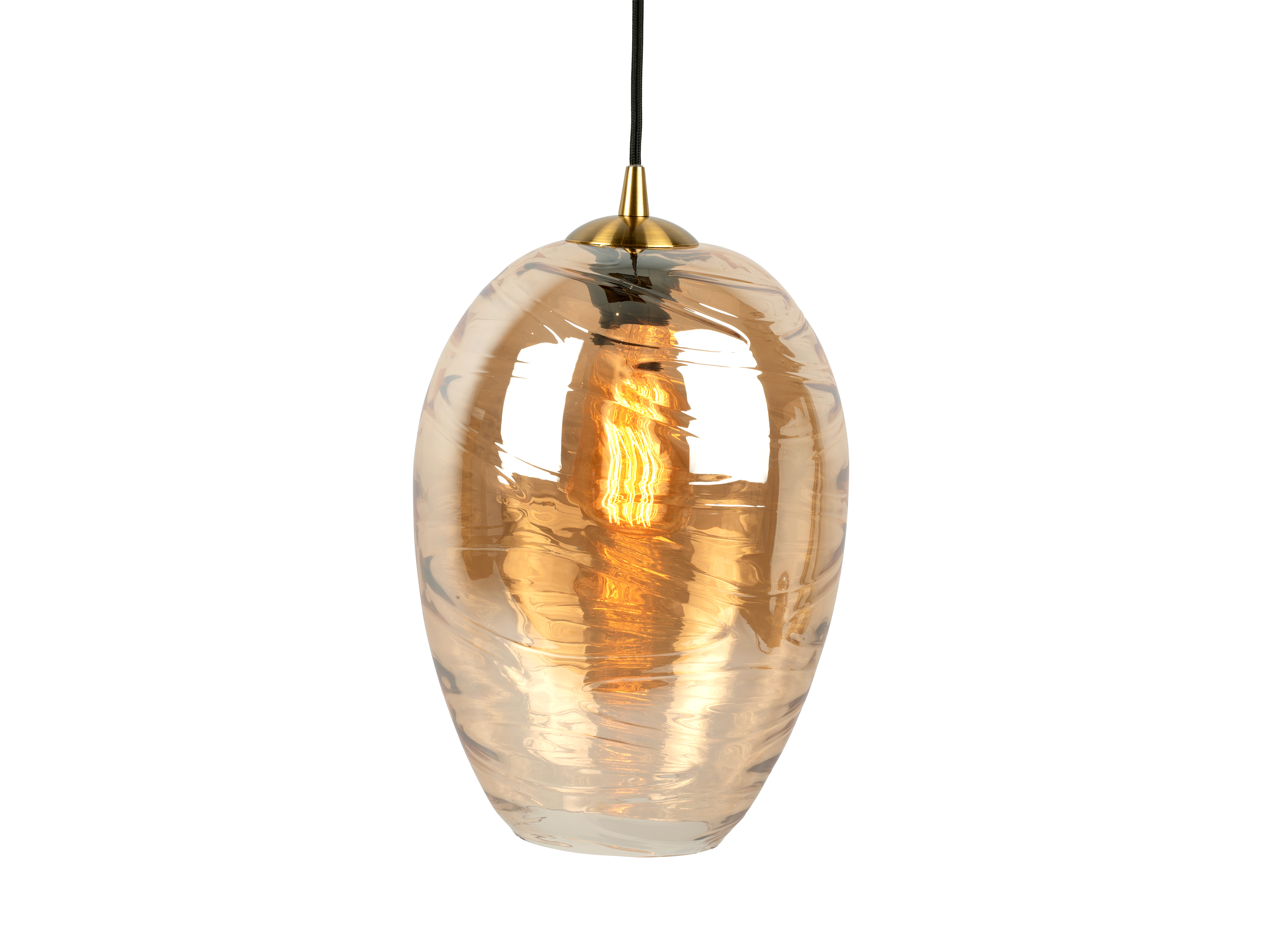 Glamour Globe Cone Amber pruun laelamp